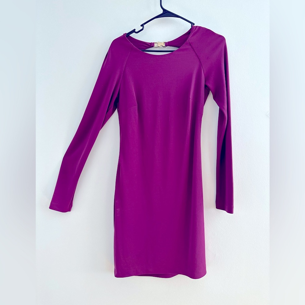 Pretty in purple mini party dress